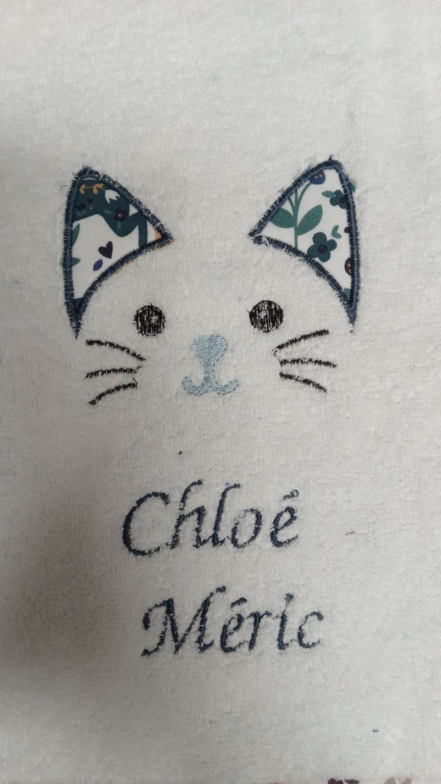 Broderie animal